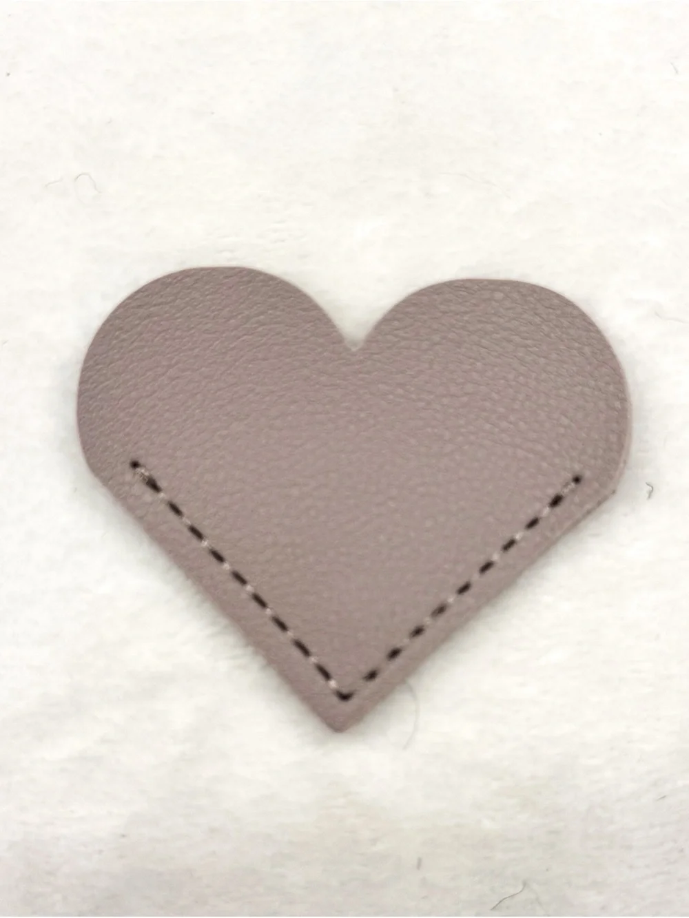 Heart-Shaped Faux Leather Corner Bookmark – Multiple Colors